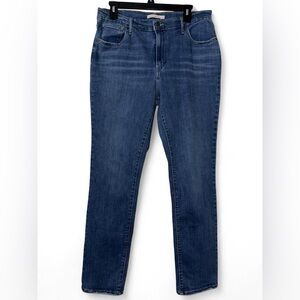 Levi's Women's Straight Leg Jeans in Deep Blue